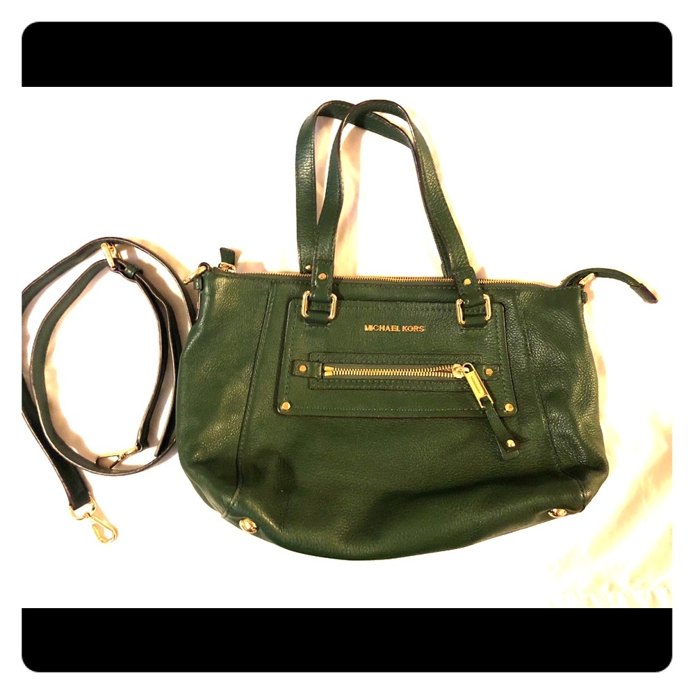 Moss Green Micheal Kors Satchel/Cross Body